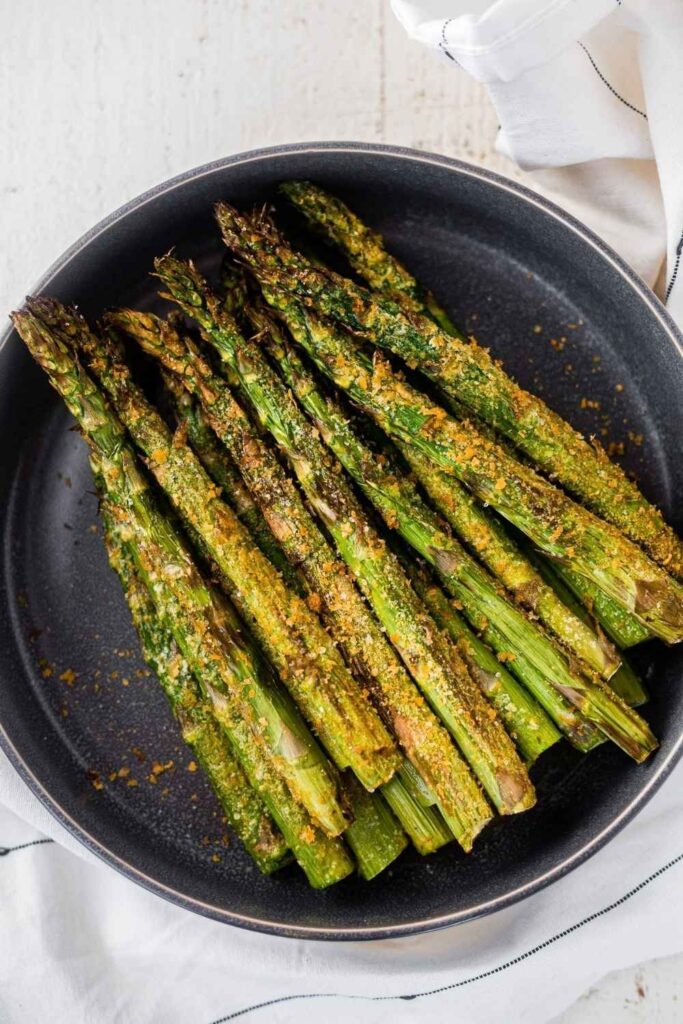 Air Fryer Asparagus  Ready Before the Rest of Dinner