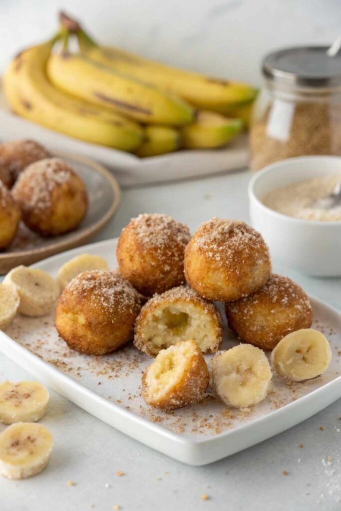 Air Fryer Banana Oat Bites  Clean Snacking Done Right