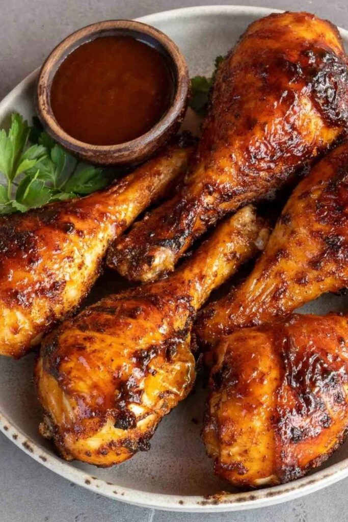 Air Fryer BBQ Chicken Legs