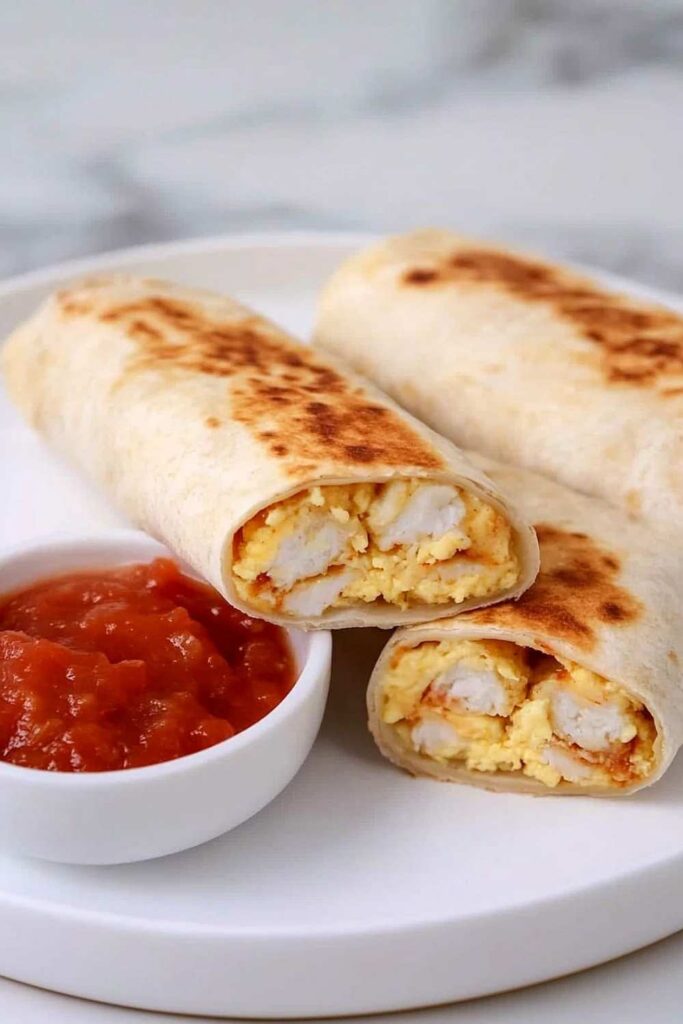 Air Fryer Breakfast Burritos