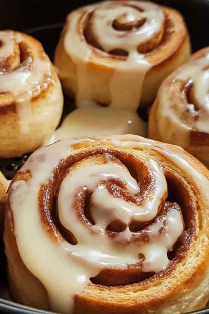 Air Fryer Cinnamon Rolls From a Can, No Shame