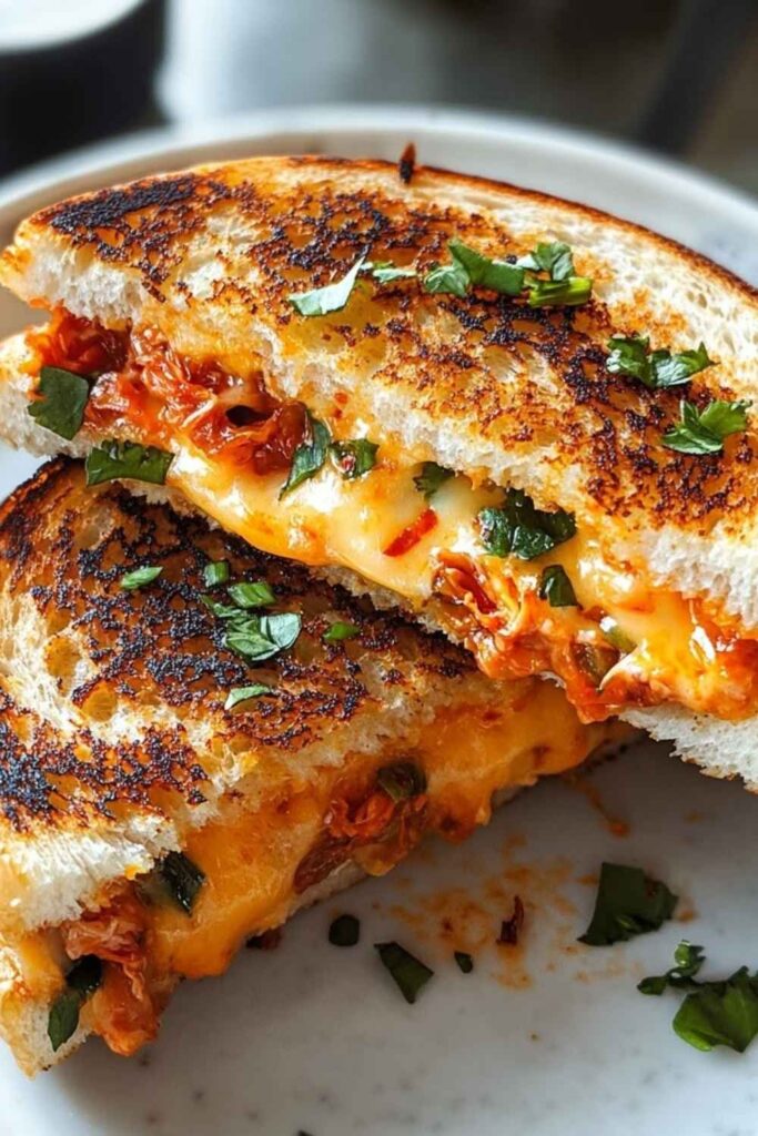 Air Fryer Grilled Cheese With a Twist