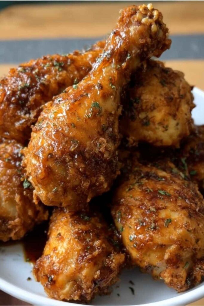 Air Fryer Honey Garlic Chicken Drumsticks