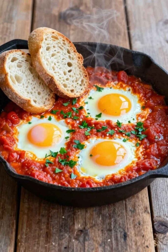 Air Fryer Shakshuka Eggs
