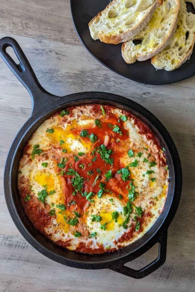 Air Fryer Shakshuka-Style Eggs in a Cup