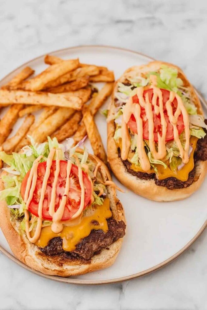 Air Fryer Smash Burgers