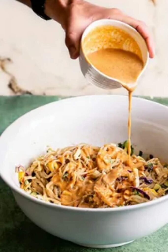 Asian-Inspired Peanut Noodle Bowl