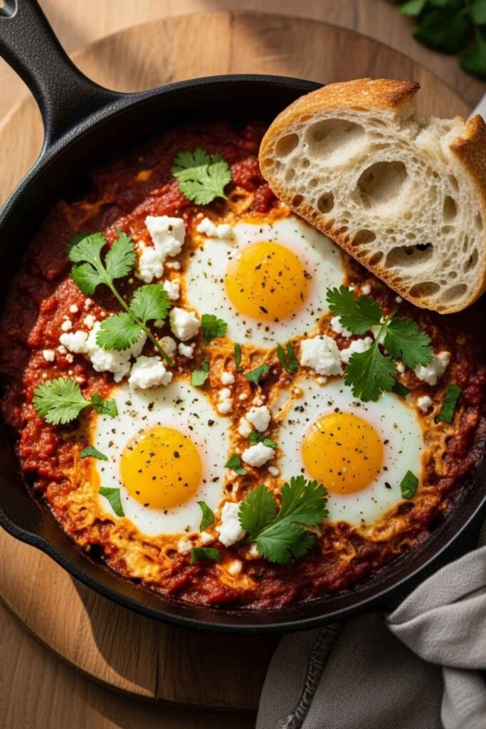 Baked Eggs in Tomato Sauce Shakshuka