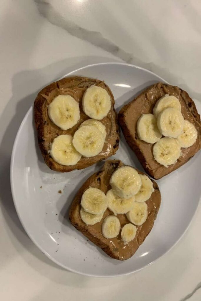 Banana Peanut Butter Toast