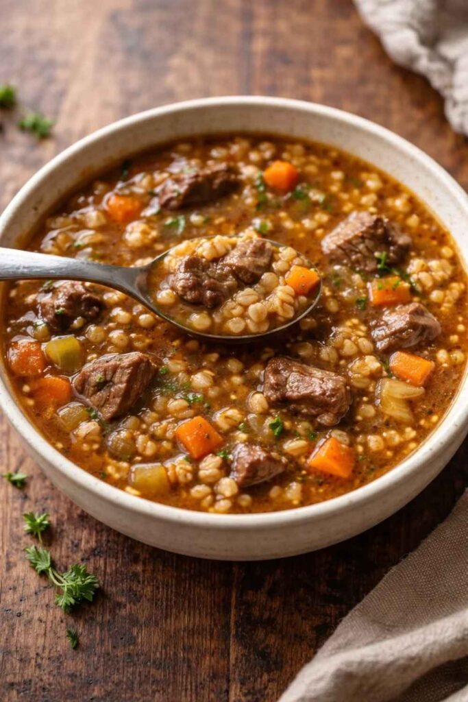 Beef and Barley Soup