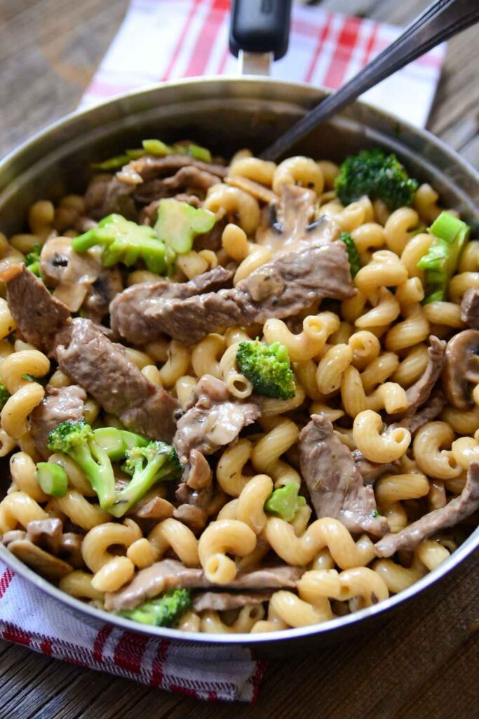 Beef and Mushroom Pasta
