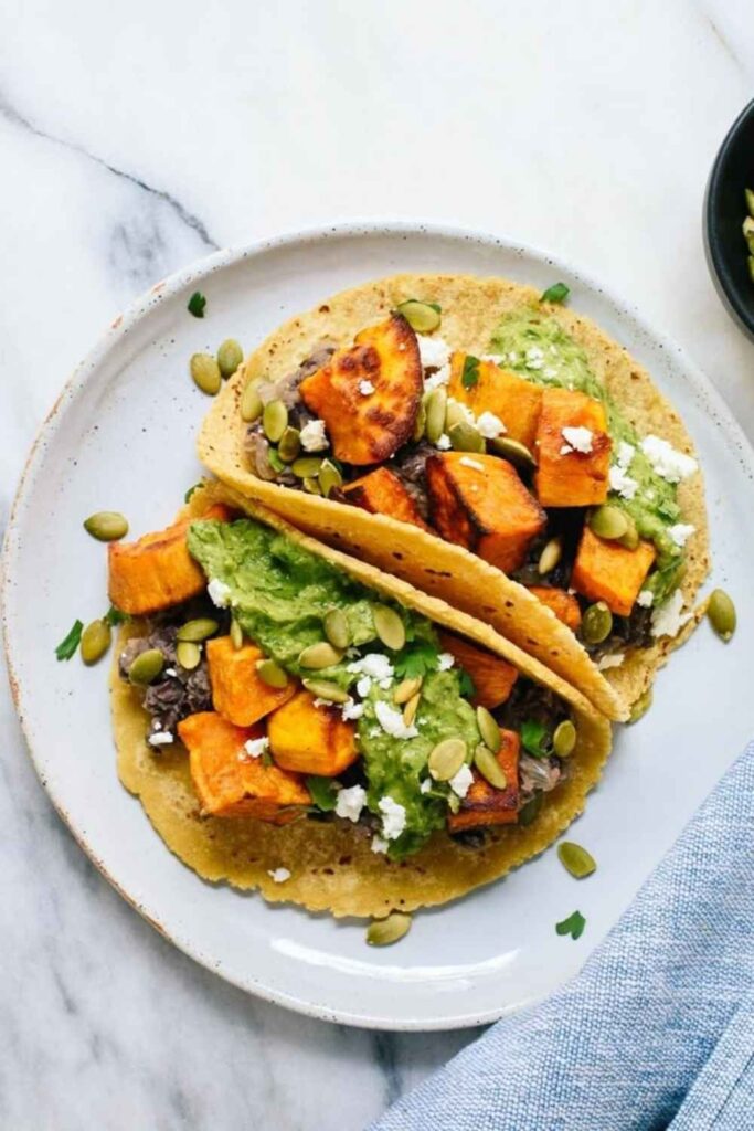 Black Bean and Sweet Potato Tacos