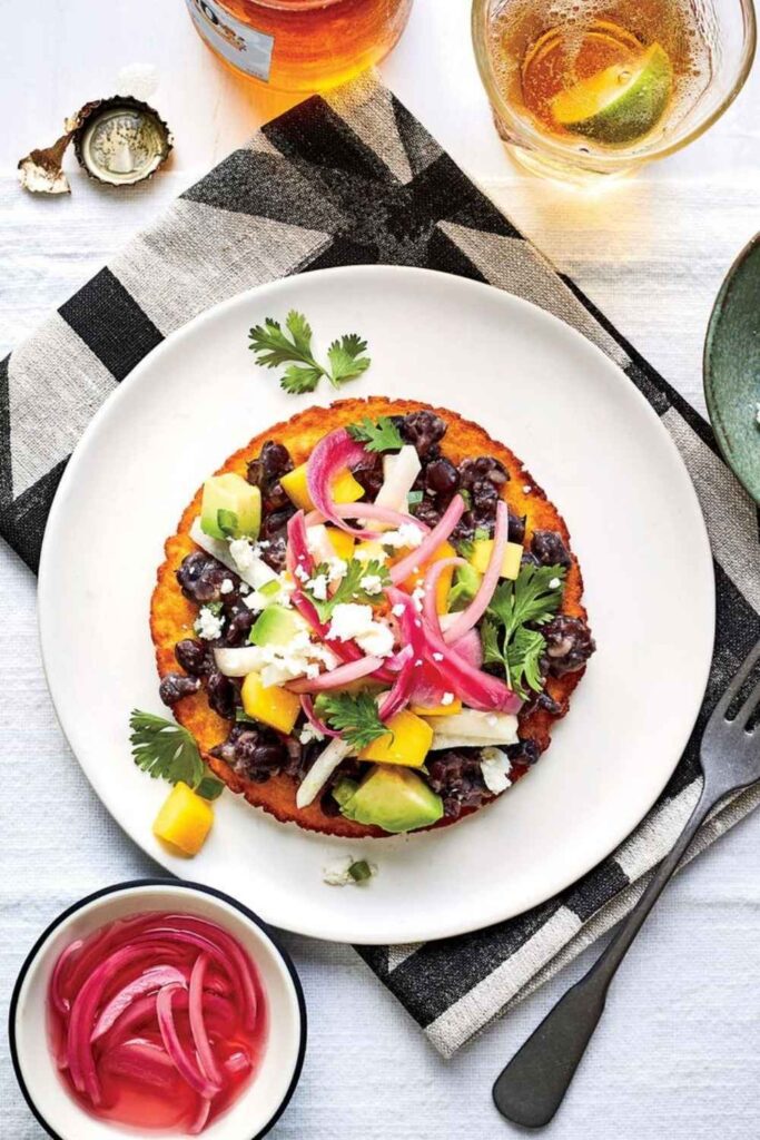 10 Easy Healthy Dinner Recipes for Busy Weeknights That Actually Taste Good 8 Black Bean Tacos with Mango Avocado Salsa