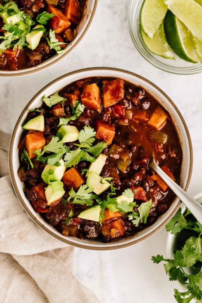 Black Bean and Sweet Potato Chili
