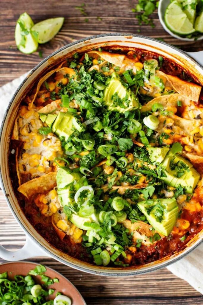 Black Bean Enchilada Rice Bake