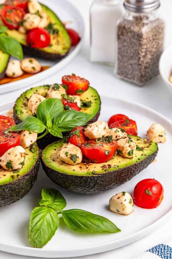 Caprese Stuffed Avocado