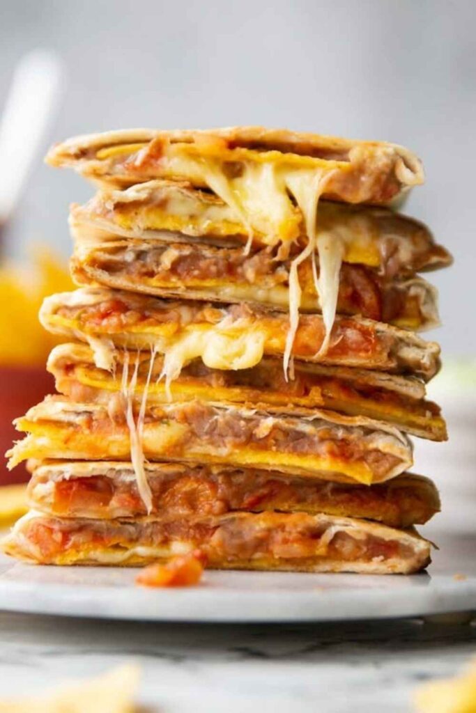 Cheesy Quesadillas with a Protein Upgrade