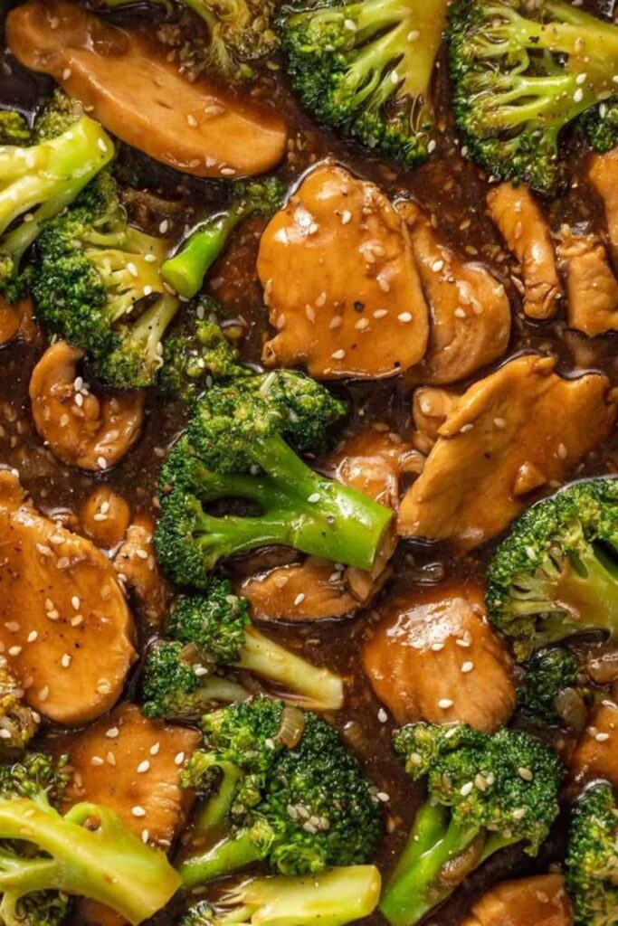 Chicken and Broccoli Stir-Fry with Ginger Sauce