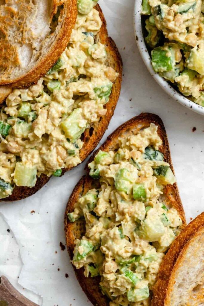 Chickpea Salad The Tuna-Free Version