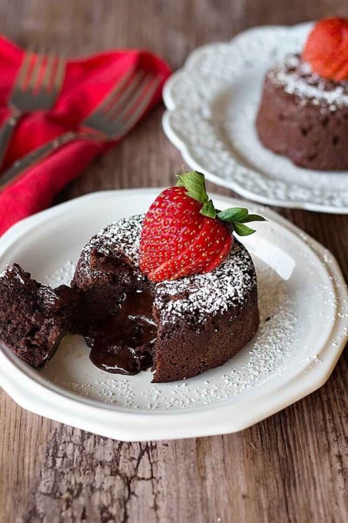 Chocolate Lava Cakes for Two
