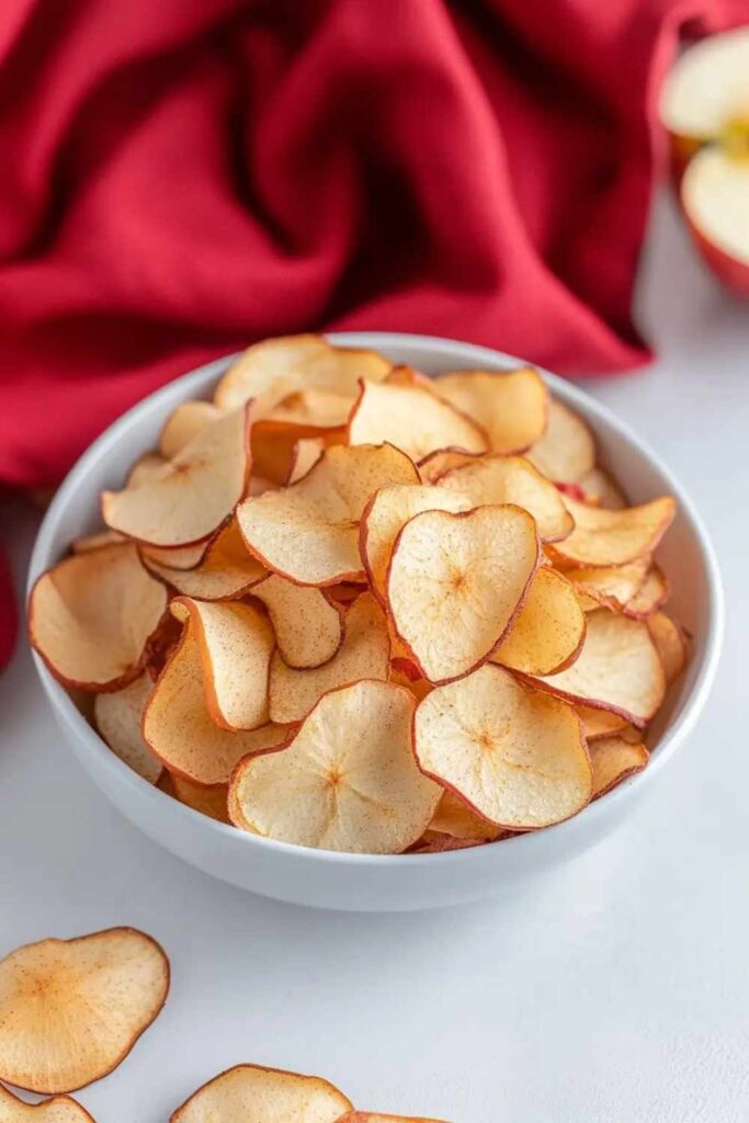 Cinnamon Apple Chips With a Hint of Cardamom