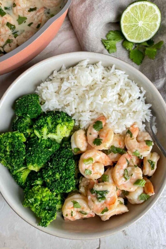 Coconut Rice With Shrimp and Lime Ready in 25 Minutes Flat