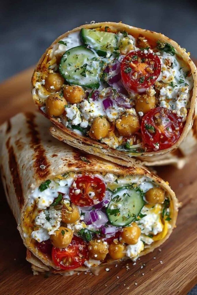 Cold Chickpea and Feta Power Bowl