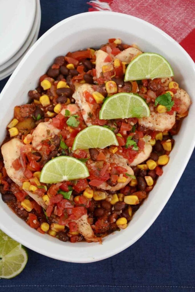 Dump-and-Go Salsa Chicken