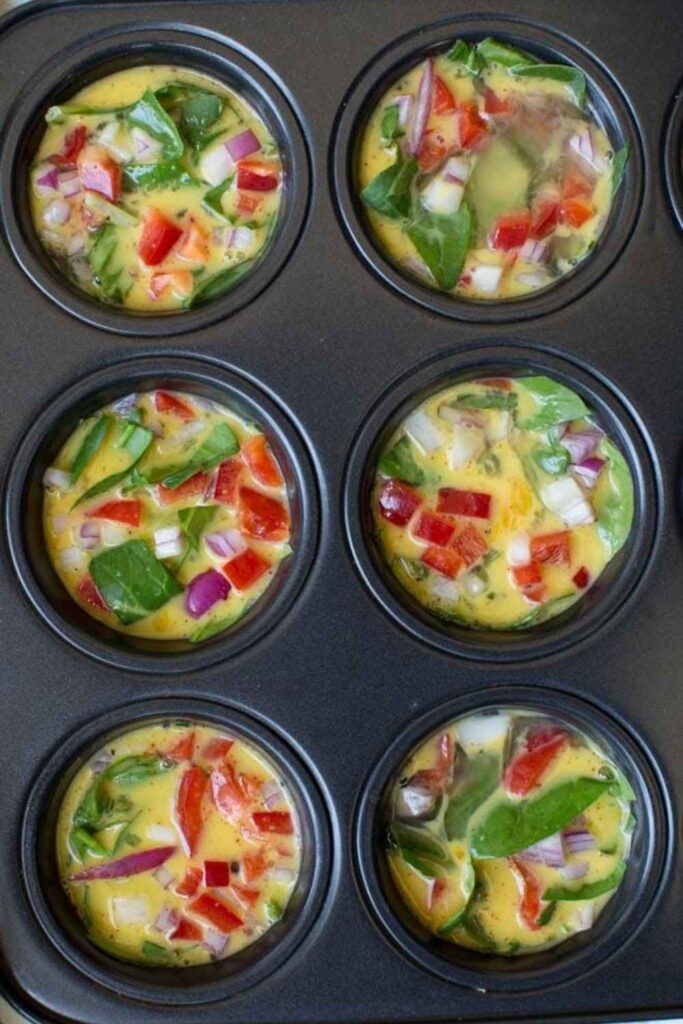 Egg and Veggie Baked Cups