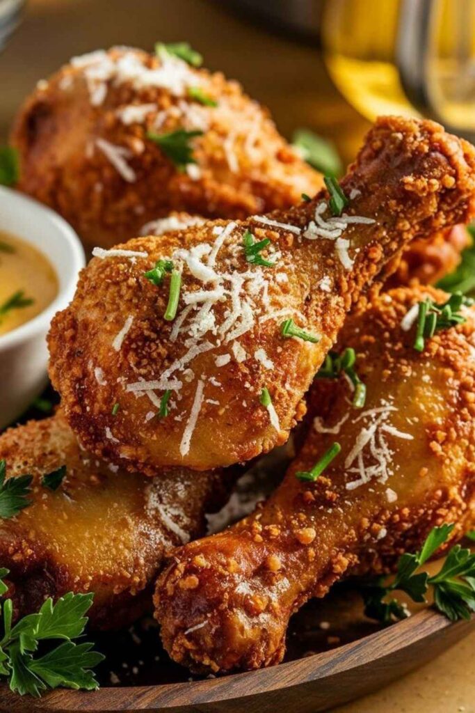 Garlic Parmesan Air Fryer Drumsticks