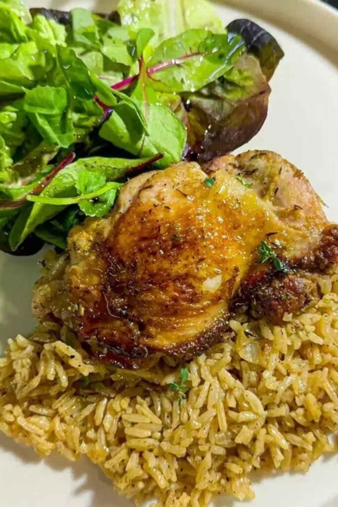 Garlicky Chicken and Rice The One That Tastes Like It Took All Day