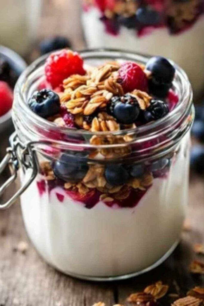 Greek Yogurt Parfait Jars  Five Minutes of Actual Effort