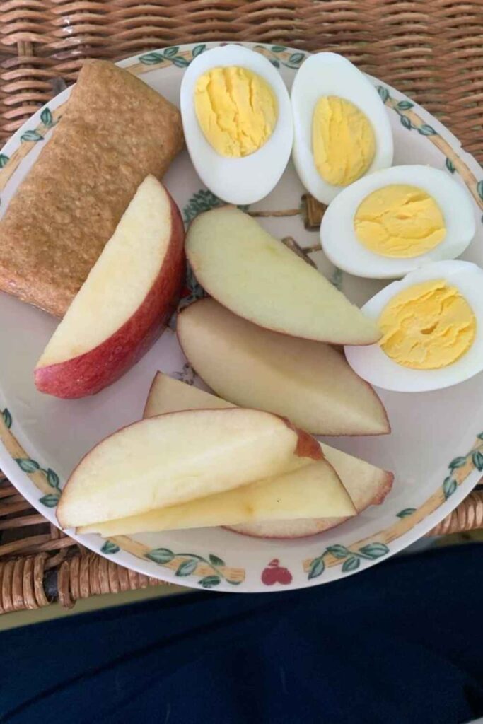 Hard-Boiled Eggs + Cheese + Fruit Box