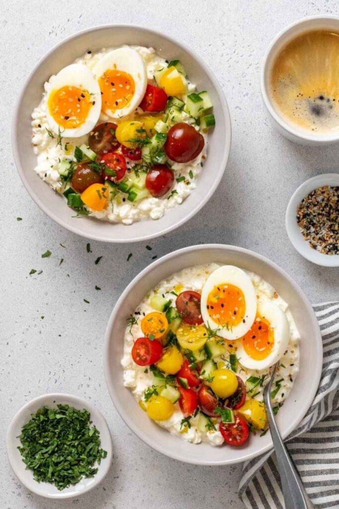 High-Protein Cottage Cheese Bowl Savory Style
