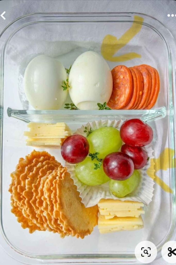 Homemade Lunchables Dinner Plate