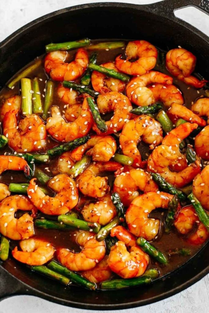 Honey Garlic Shrimp Stir-Fry