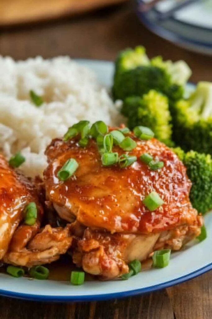Honey Garlic Chicken Thighs