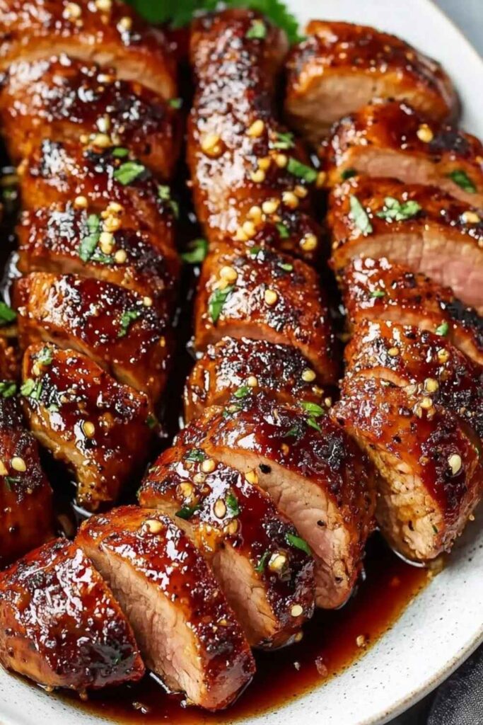 Honey Garlic Pork Tenderloin