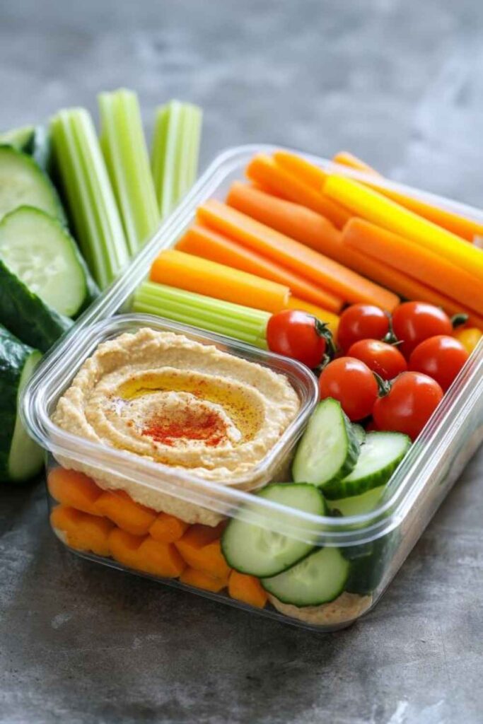 Hummus and Veggie Protein Boxes