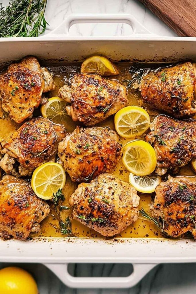 Lemon Herb Chicken Thighs
