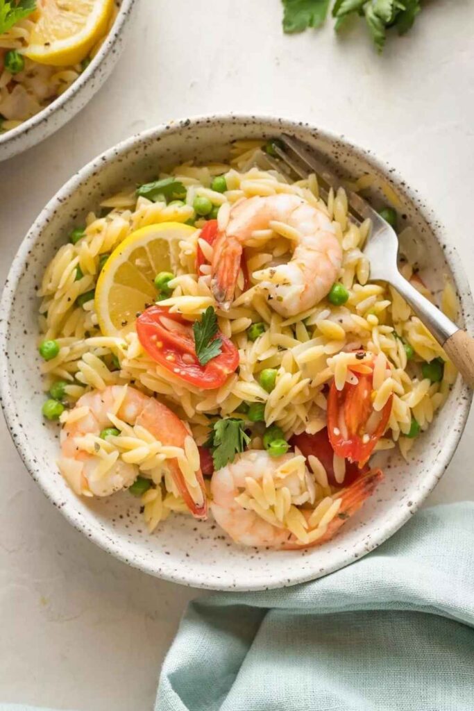 Lemon Shrimp Orzo