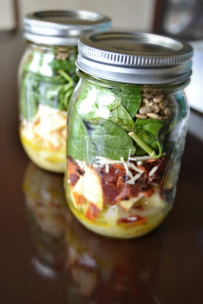 Mason Jar Salads But Make Them Filling