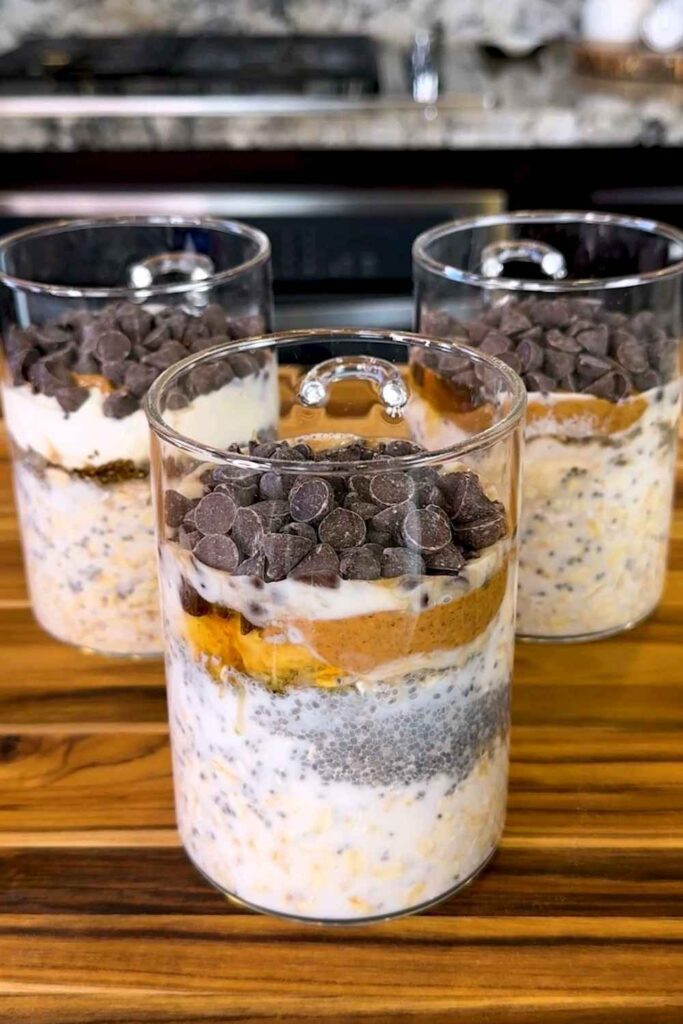 No-Cook Overnight Quick Oats With Chia Seeds