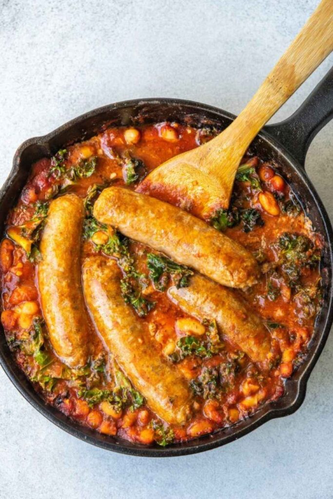 One-Pan Sausage and White Bean Skillet The Rustic Dinner That Requires Five Ingredients
