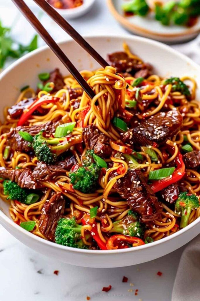 One-Pot Beef and Broccoli Noodles