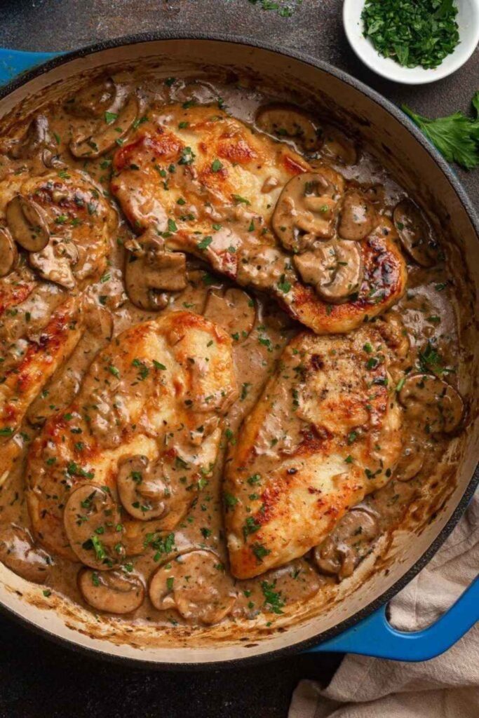 One Pot Chicken Marsala