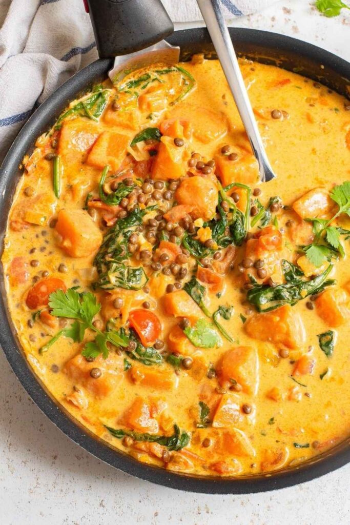 One-Pot Coconut Curry Lentils