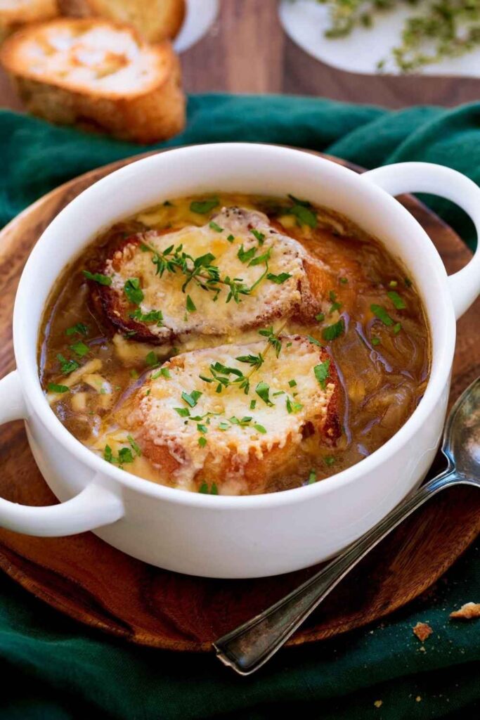 One Pot French Onion Soup  Worth Every Minute of That Caramelization
