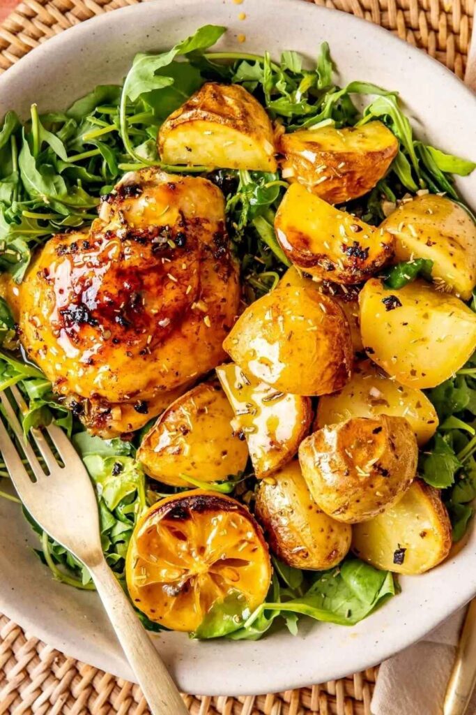 One-Pot Lemon Herb Chicken with Potatoes