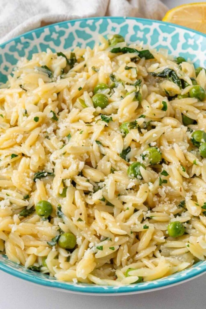 One Pot Lemon Orzo with Spinach and Feta  Bright, Fast, and Genuinely Filling